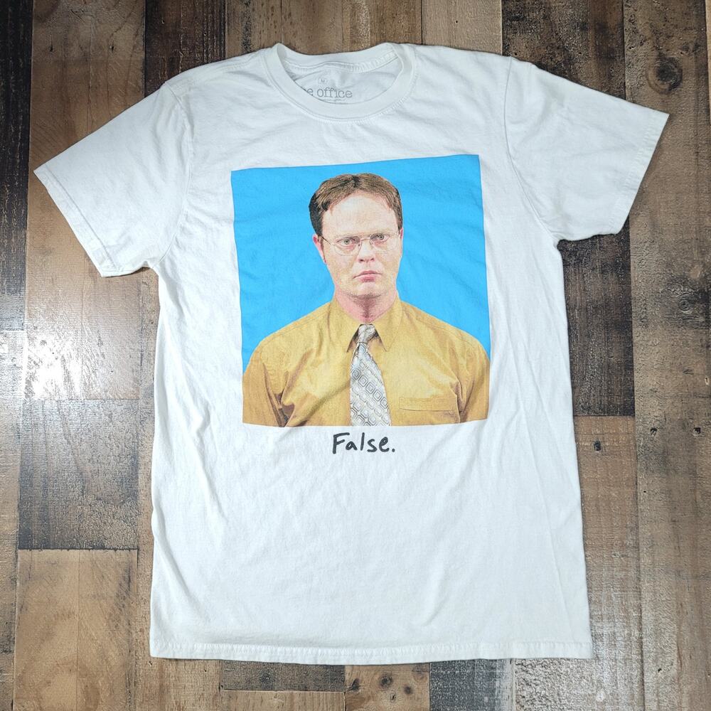 The Office False T-Shirt‎ Men's Medium M Short Sleeve Graphic